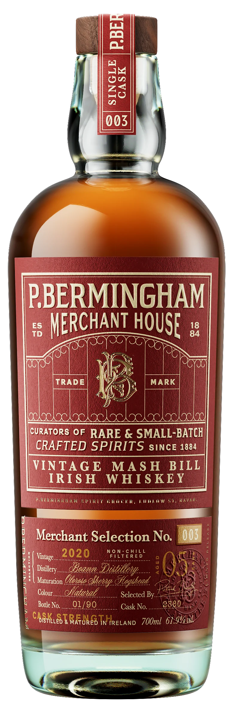 Merchant Selection No.3 — Single Cask, Cask Strength (61.9%)