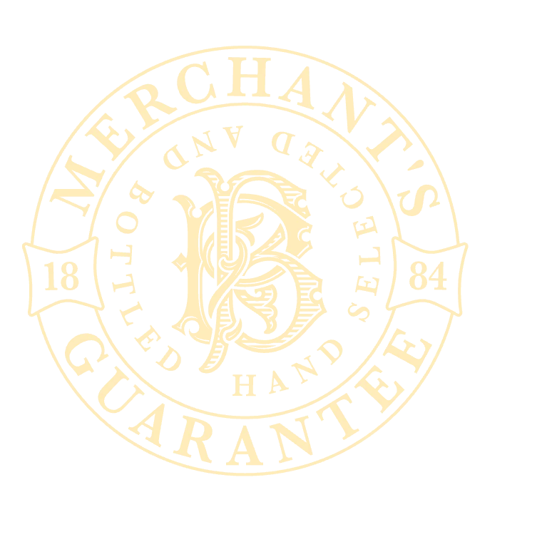 Merchant's Guarantee — bottled and hand selected, 1884